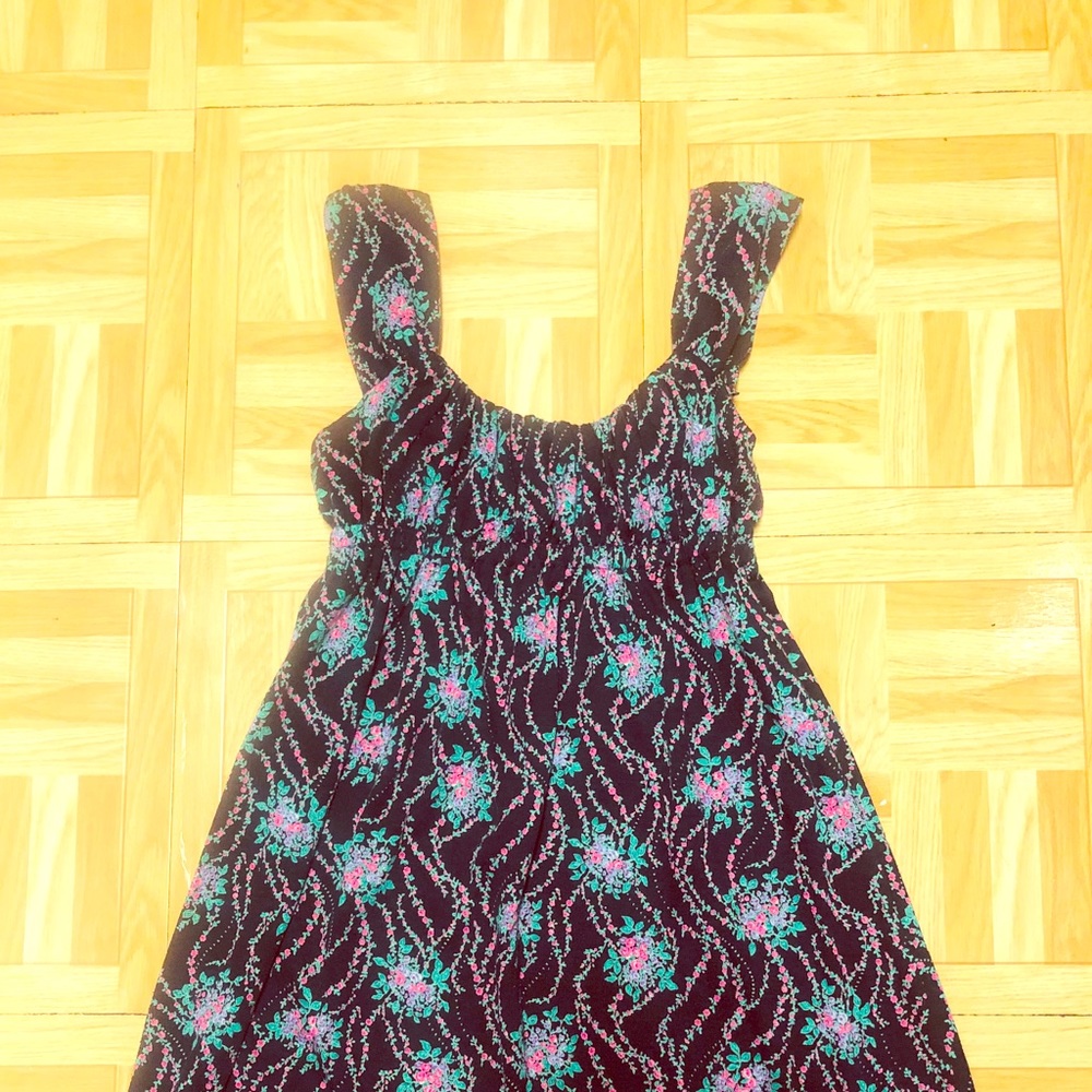 Summer beach dress / floral swim cover